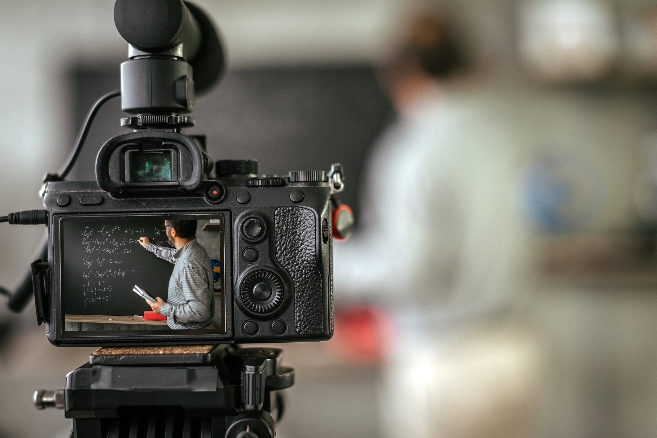 Recording educational video tutorial for vlog